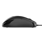 Rato Nilox USB, 1200 DPI, 3 Botões, Preto