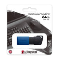 Pen Drive DataTraveler Exodia M USB 3.2 64GB (Preto/Azul) – KINGSTON